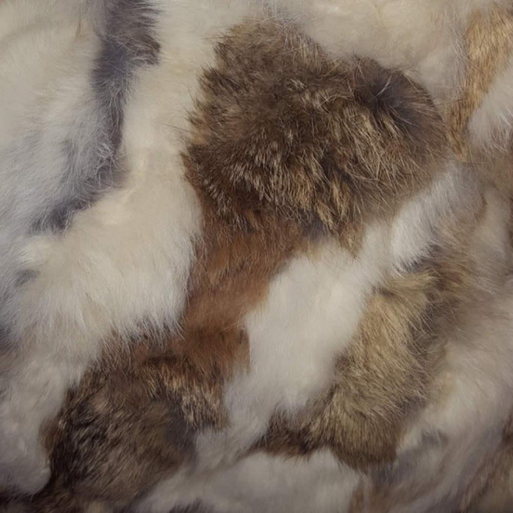 Bebe Rare Leather And Rabbit Fur Coat - Picture 8 of 9